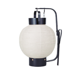 T620-1 九寸丸弓張提灯 和紙/竹骨 25×40cm 和紙製 | 店舗向け提灯 ちょうちん (T901)