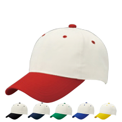 【10個以上～】TN ツートン CAP 全6種 | フリーサイズ(調整式) コットンキャップ 帽子 名入れ可能