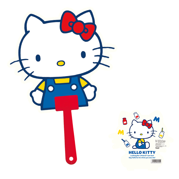 ハローキティ ダイカットボールうちわ 10本セット F1054 団扇 キャラクターうちわ まとめ買い