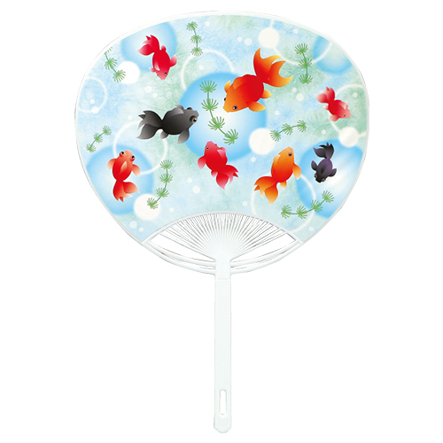 独特な店 100本セット 金魚 標準サイズうちわ 団扇 ポリうちわ Sp 15 一般的なサイズのうちわ 和装小物 Www Janvier Labs Com