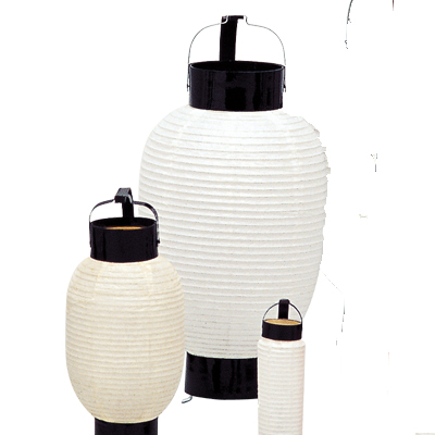 T1003 ミニ提灯 3号白 Φ12×H25cm | 店舗向け提灯 ちょうちん