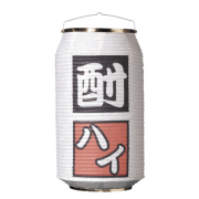 ※完売※T5758 酎ハイ Φ23×H42cm 缶型提灯 和紙 | 室内装飾向け ちょうちん