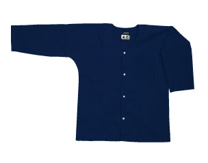 祭-8707 先染正藍鯉口シャツ・祭印