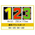 SK-20・SK-22用 数字 「0～9」セット プライスボード用数字 | SK-22MP プライス数字 自動車販売店向け
