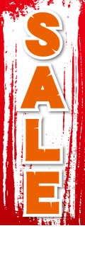 社名入れ可能! 既製のぼり「SALE」 5枚:税込7150円／10枚:税込9570円／20枚:税込15812円 | 60cm×180cm フルカラー対応【メール便発送に限り送料無料】