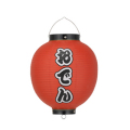 Tb367 おでん 9号丸型 前後文字入 Φ24×H36cm | 店舗向け提灯 ちょうちん