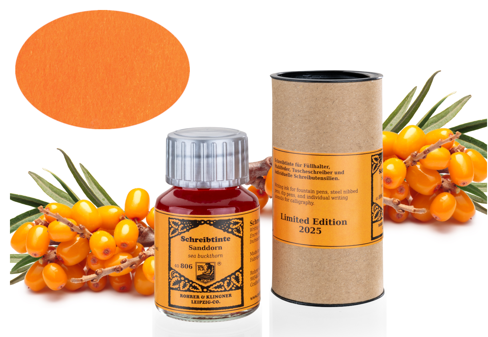 R&K2025年限定生産インク『sea buckthorn』シーバックソーン