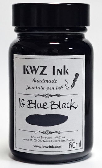 KWZインク IGブルーブラック (没食子インク Iron Gall Ink） IGBB