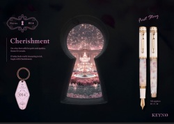 Keyno Stay.tionery.  Key No.014. Cherishment Fountain pen　チェリッシュメント万年筆　M中字　第3次予約7月入荷分