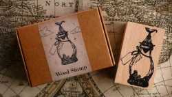 Wood Stamp『 A log of Atlantis 』スタンプ