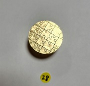 シーリングスタンプヘッド  028.ジグソー　25mm　【クリアランスセール半額】