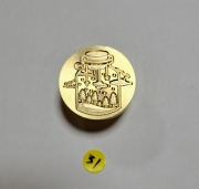 シーリングスタンプヘッド  031.瓶と宇宙　25mm　【クリアランスセール半額】