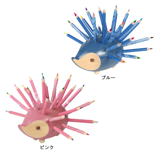 カラー　ハリネズミ　色鉛筆セット