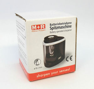 M+R メビウス+ルパート バッテリー　オペレーティド　シャープナー　0987 パッケージ