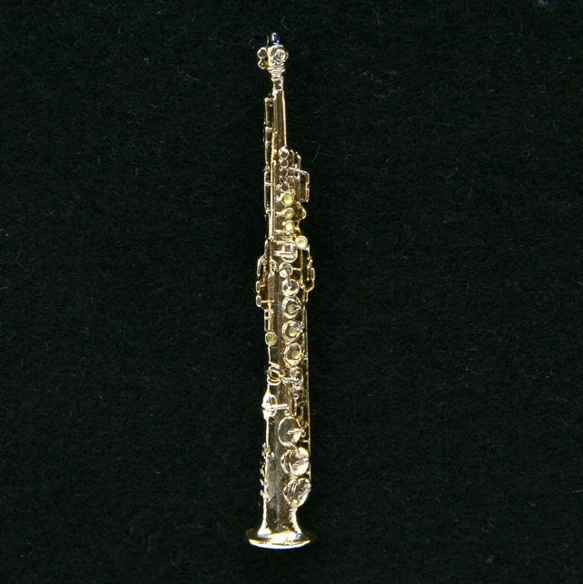 Soprano Saxophone　ソプラノサックス　ピン
