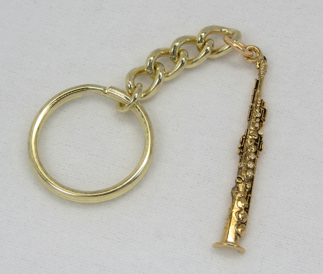 Soprano Saxophone　ソプラノサックス　キーホルダー
