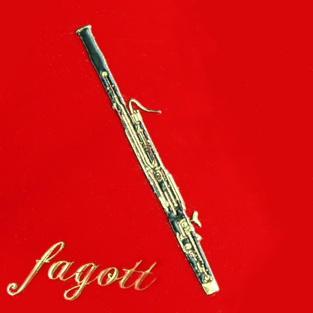 蒔絵風 携帯ステッカー ファゴット fagott 音楽雑貨 音楽グッズ 音楽ギフト