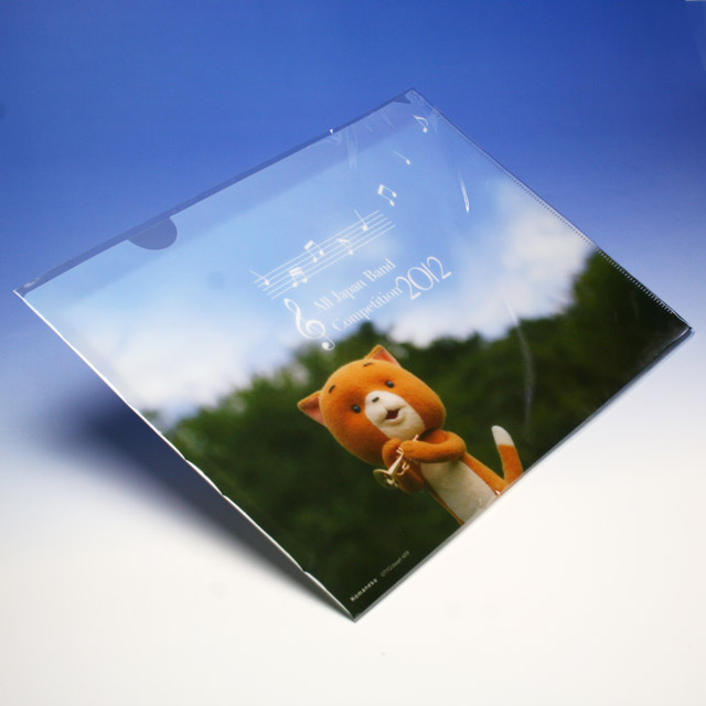 吹奏楽コンクール こまねこ クリアフォルダ クリアファイル 音楽雑貨 音楽グッズ 音楽小物