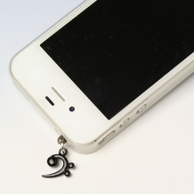 スマホ チャーム ヘ音記号 音楽雑貨 音楽グッズ
