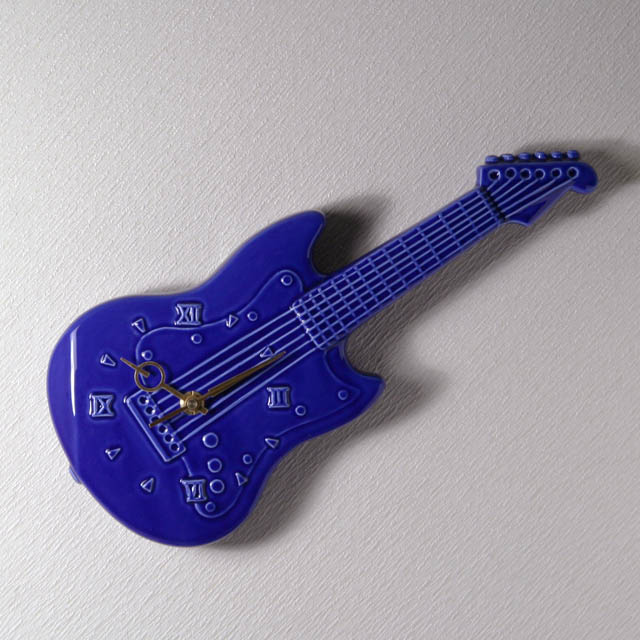 エレキギター 掛け時計 音楽雑貨 音楽グッズ 音楽ギフト