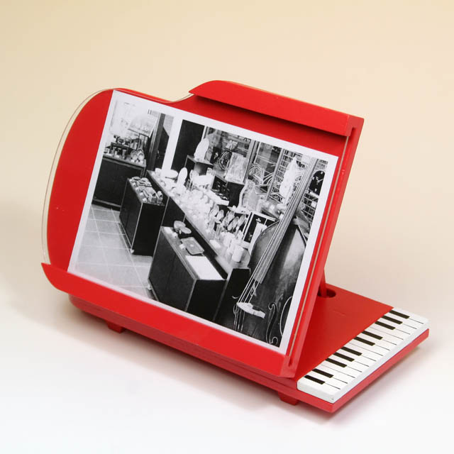 グランドピアノ 写真立て フォトスタンド 音楽雑貨 音楽グッズ