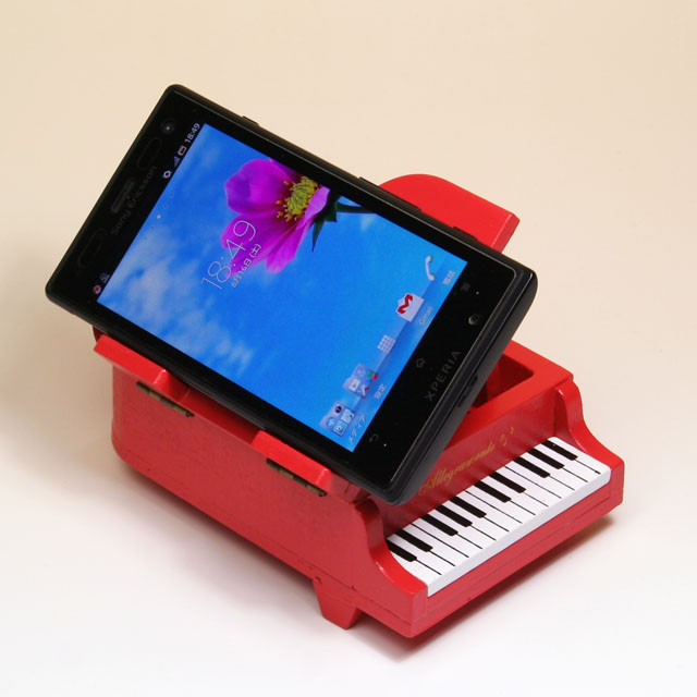 グランドピアノ スマホスタンド 音楽雑貨 音楽グッズ