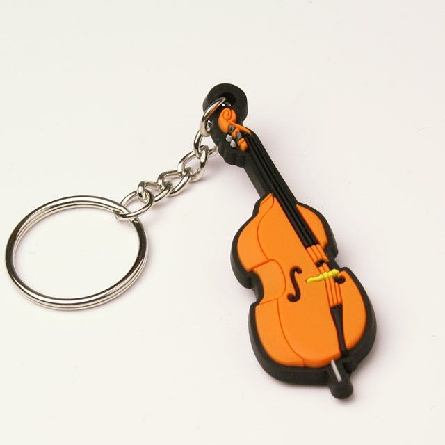 コントラバス キーホルダー キーチェーン 音楽雑貨 音楽グッズ