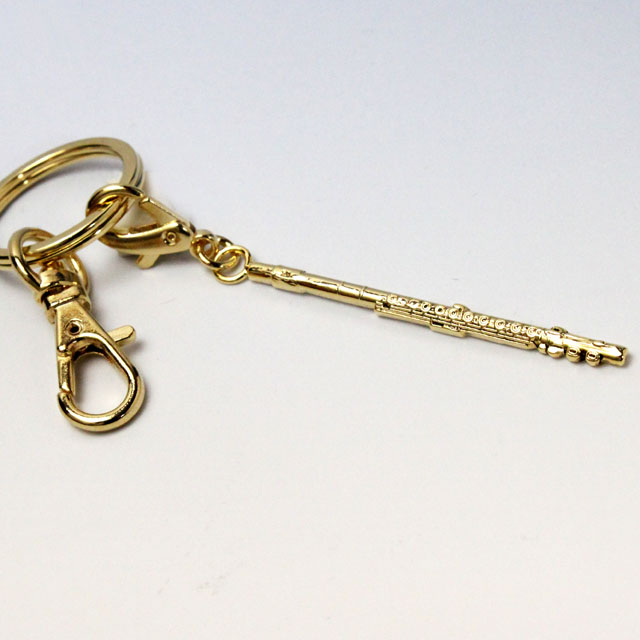 フルート Flute キーホルダー 音楽グッズ 音楽雑貨