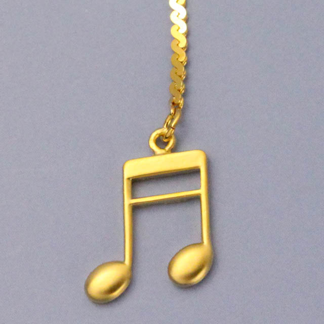 2連16分音符 チェーンブックマーク 音楽グッズ 音楽雑貨