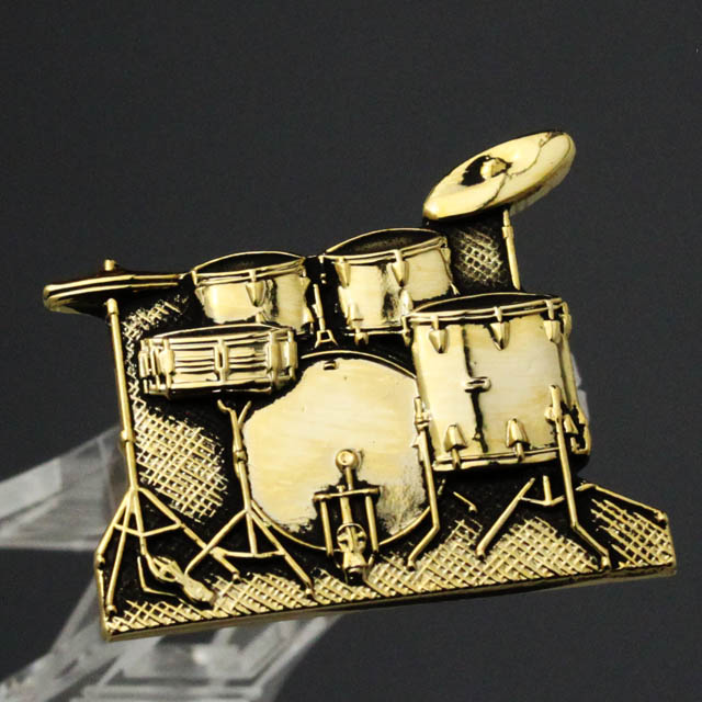 ドラムセット Drum Set ブローチ 楽器グッズ 音楽雑貨