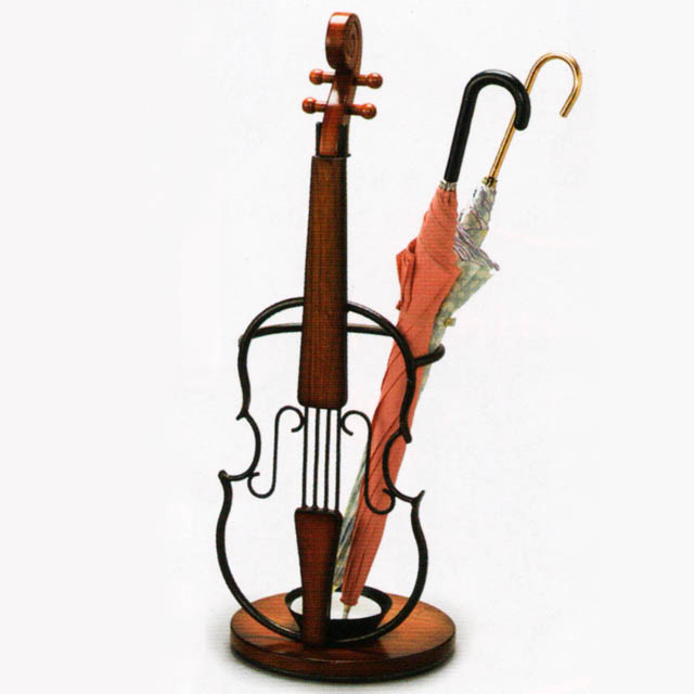 ヴァイオリン 弦楽器 傘立て 音楽雑貨 音楽グッズ