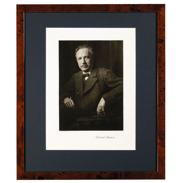 リヒャルト・シュトラウス ドイツ 銅版画 額装 音楽ギフト