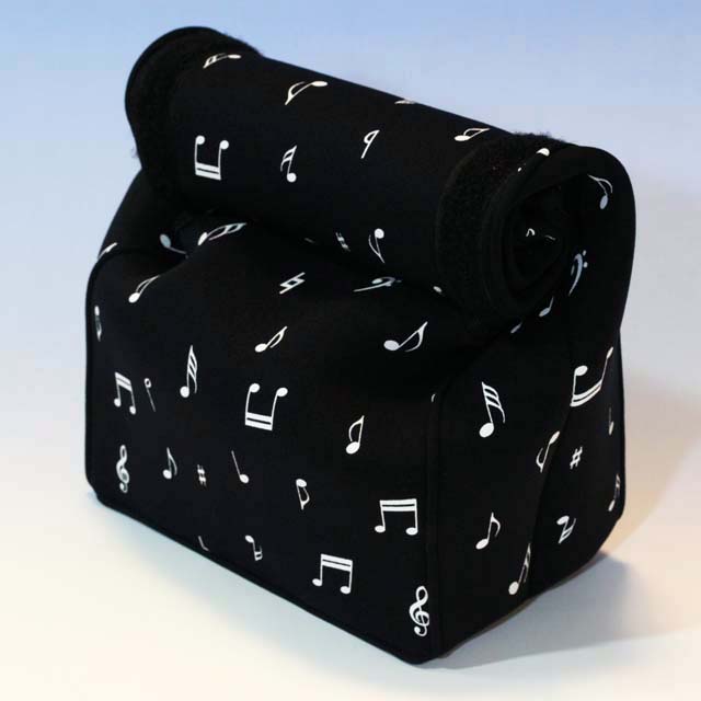 ランチバッグ ウェットスーツ素材 音符 音楽雑貨