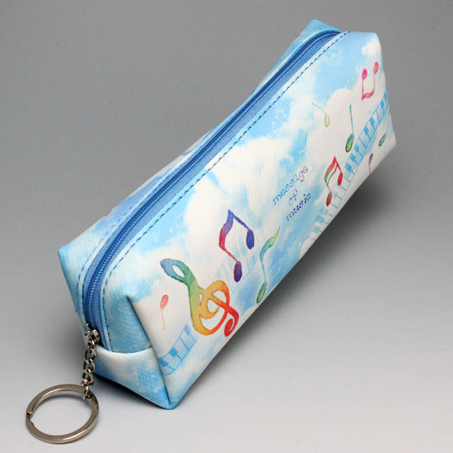 スクエア ペンポーチ ピアノ鍵盤 音楽雑貨 音楽グッズ