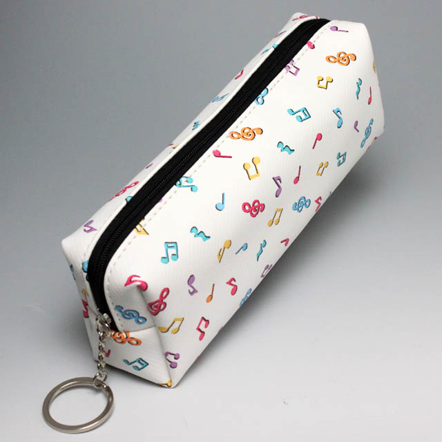 スクエア ペンポーチ 音楽記号 音楽雑貨 音楽グッズ