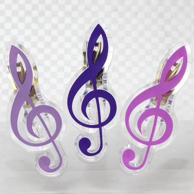 ト音記号クリップ ギフトセット 音楽雑貨 音楽グッズ