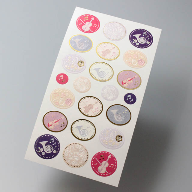 シール ホルン ヴァイオリン 音楽雑貨 音楽グッズ