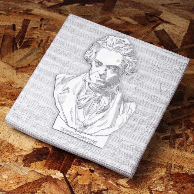 ペーパーナプキン ベートーヴェン Beethoven 音楽雑貨