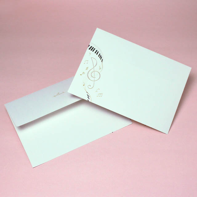 ト音記号とハーモニー 封筒 音楽雑貨 音楽グッズ