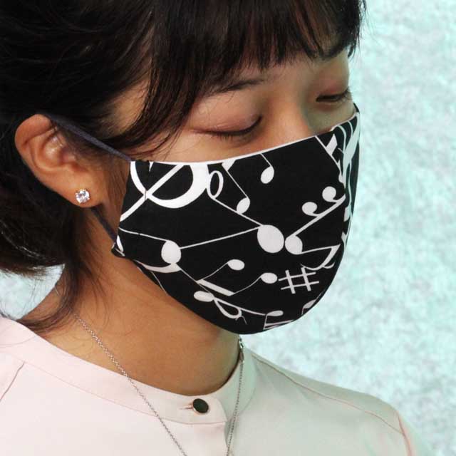 シンギング マスク 音符 音楽雑貨 音楽グッズ