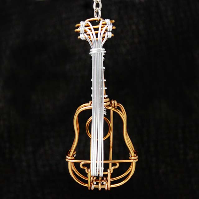 wire art ワイヤーアート クラシックギター Guitar 音楽雑貨 音楽グッズ