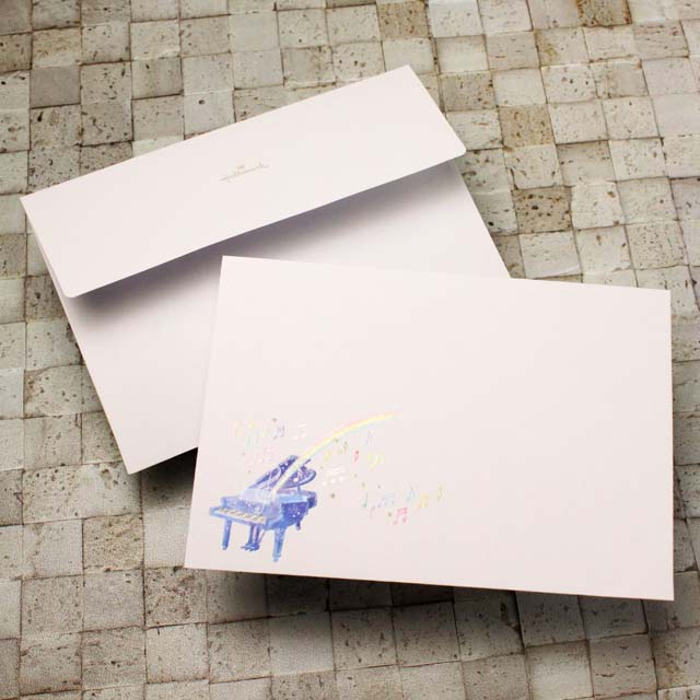 封筒 piano harmony ピアノハーモニー 音楽グッズ 音楽雑貨