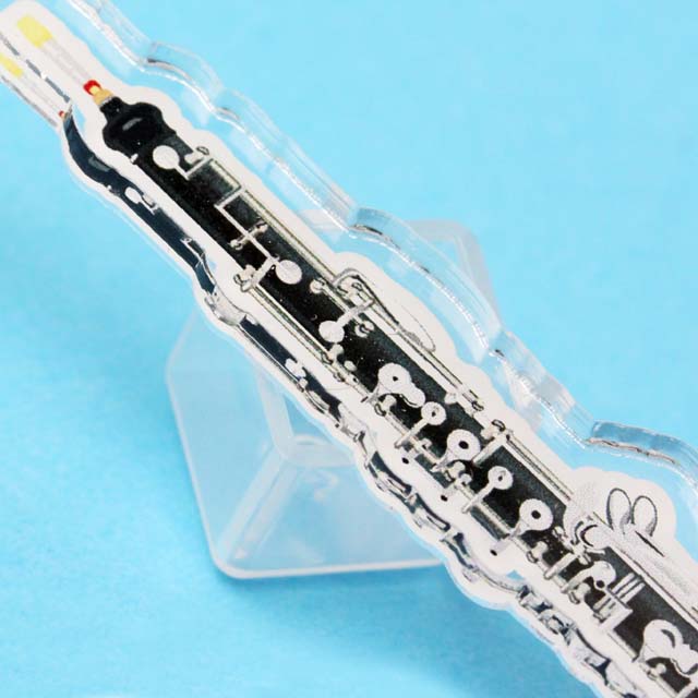オーボエ Oboe ネームタグ キーホルダー 音楽雑貨 音楽グッズ