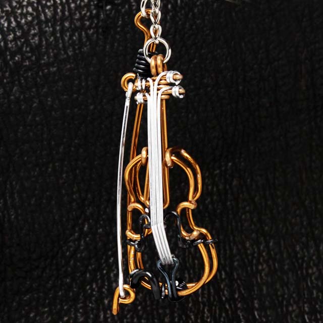 wire art ワイヤーアート Viola ヴィオラ 音楽雑貨 音楽グッズ