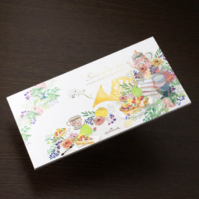 一筆箋 ホルン ティータイム 音楽雑貨 音楽グッズ  音楽ギフト