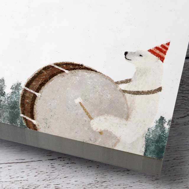 ブロックメモ リズム バスドラム シンバル トライアングル タンバリン 音楽雑貨 音楽文具 音楽グッズ 音楽ギフト