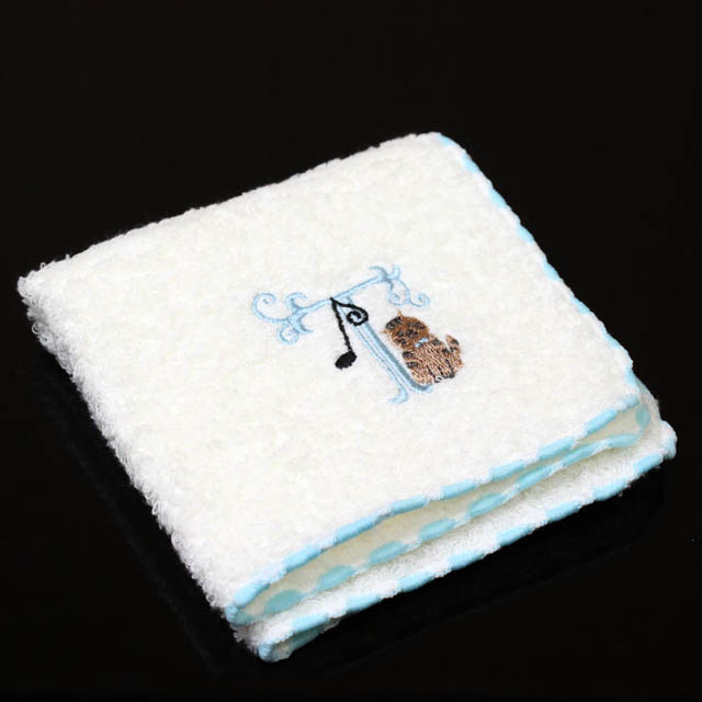 音符 タオルハンカチ イニシャル 音楽雑貨 音楽グッズ