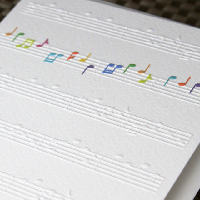 楽譜 誕生カード バースディカード 音楽雑貨 音楽ギフト