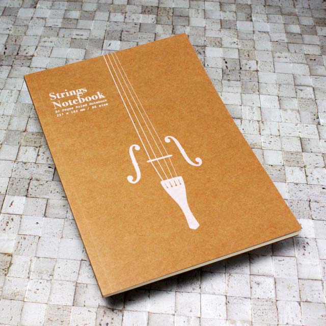 クラフトノート 弦楽器 ヴァイオリン 音楽雑貨 音楽グッズ 音楽のある生活