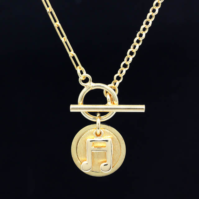 シルバー ブレスレット ２連16分音符 音楽アクセサリー 音楽雑貨 音楽ギフト